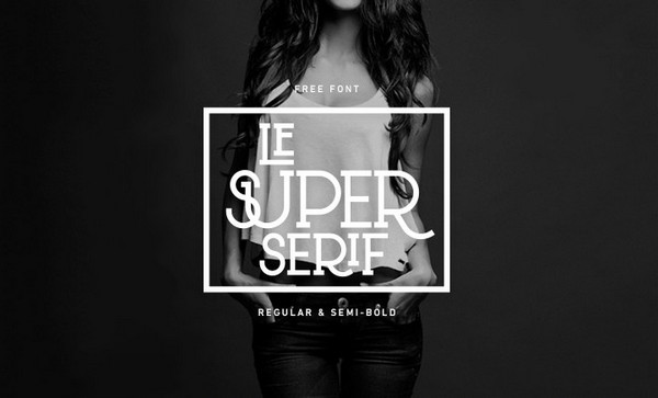 Explore Our Collection of Free Fonts - Le Super Serif font on TheHungryJPEG