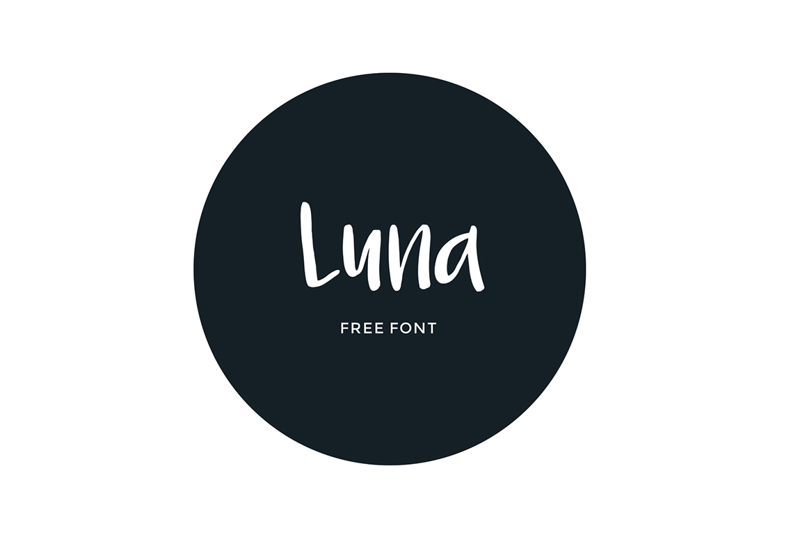 Explore Our Collection of Free Fonts - Luna font on TheHungryJPEG