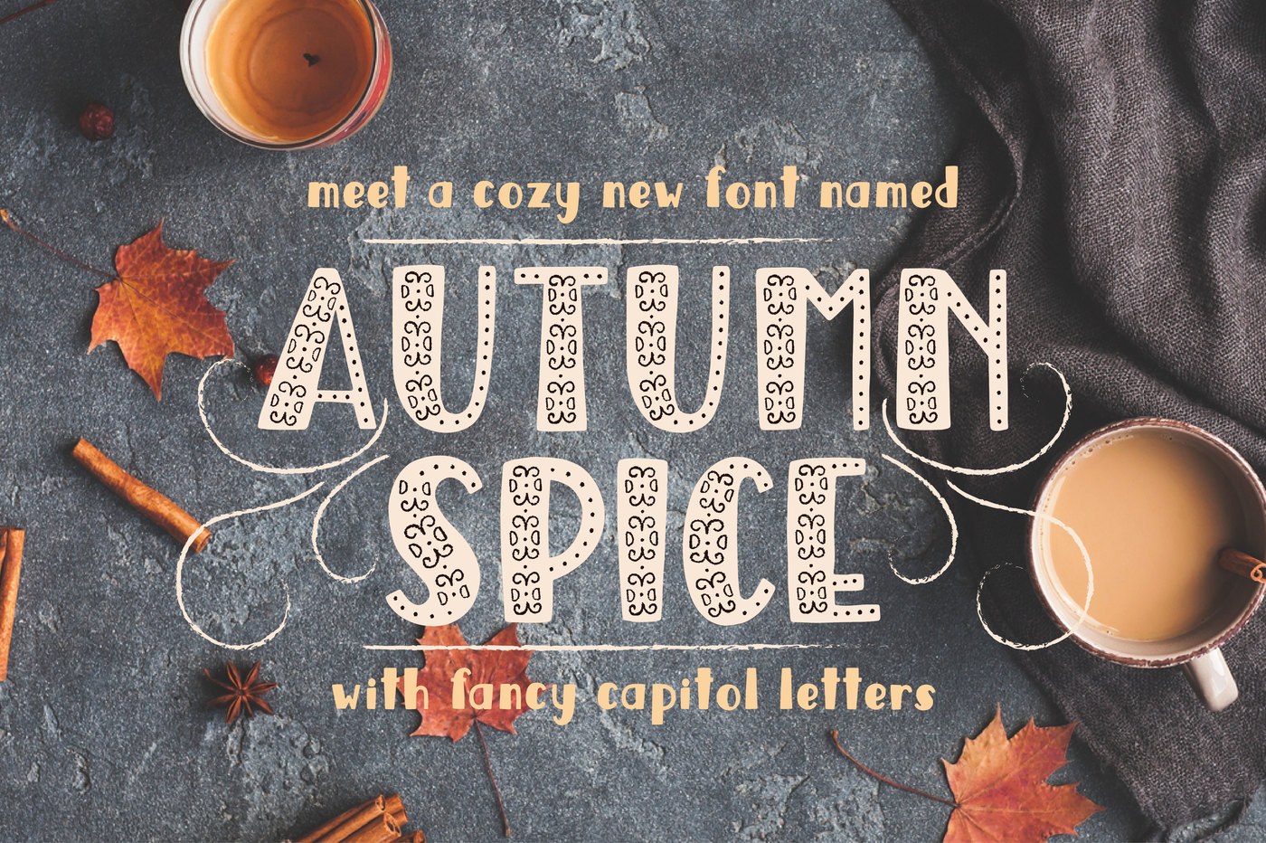 Freebies: Autumn Spice Font - The Hungry JPEG Blog