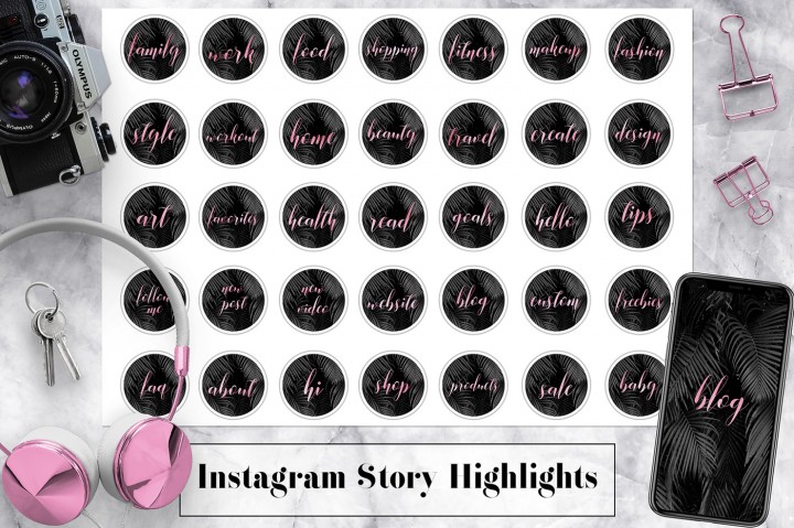 10 Brilliant Instagram Highlight Icon Sets