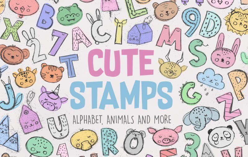 Design Your First Alphabet Stamp Set With 7 Free Fonts
