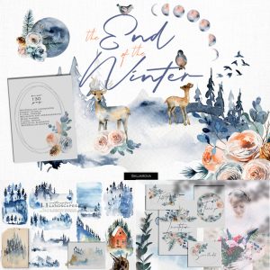 39 Latest Packs Of Winter Designs In The Winter Bundle
