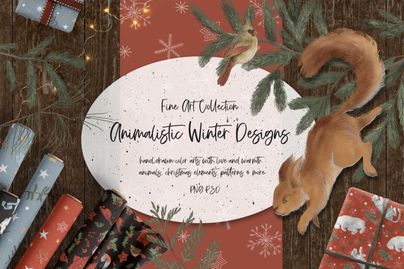 39 Latest Packs Of Winter Designs In The Winter Bundle